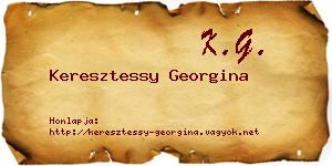 Keresztessy Georgina névjegykártya